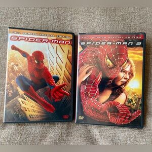 MARVEL: Spider-Man 1 & 2 Special Edition + The Incredible Hulk DVDs (3 Movies)